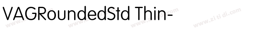 VAGRoundedStd Thin字体转换 VAGRoundedStd Thin字体转换